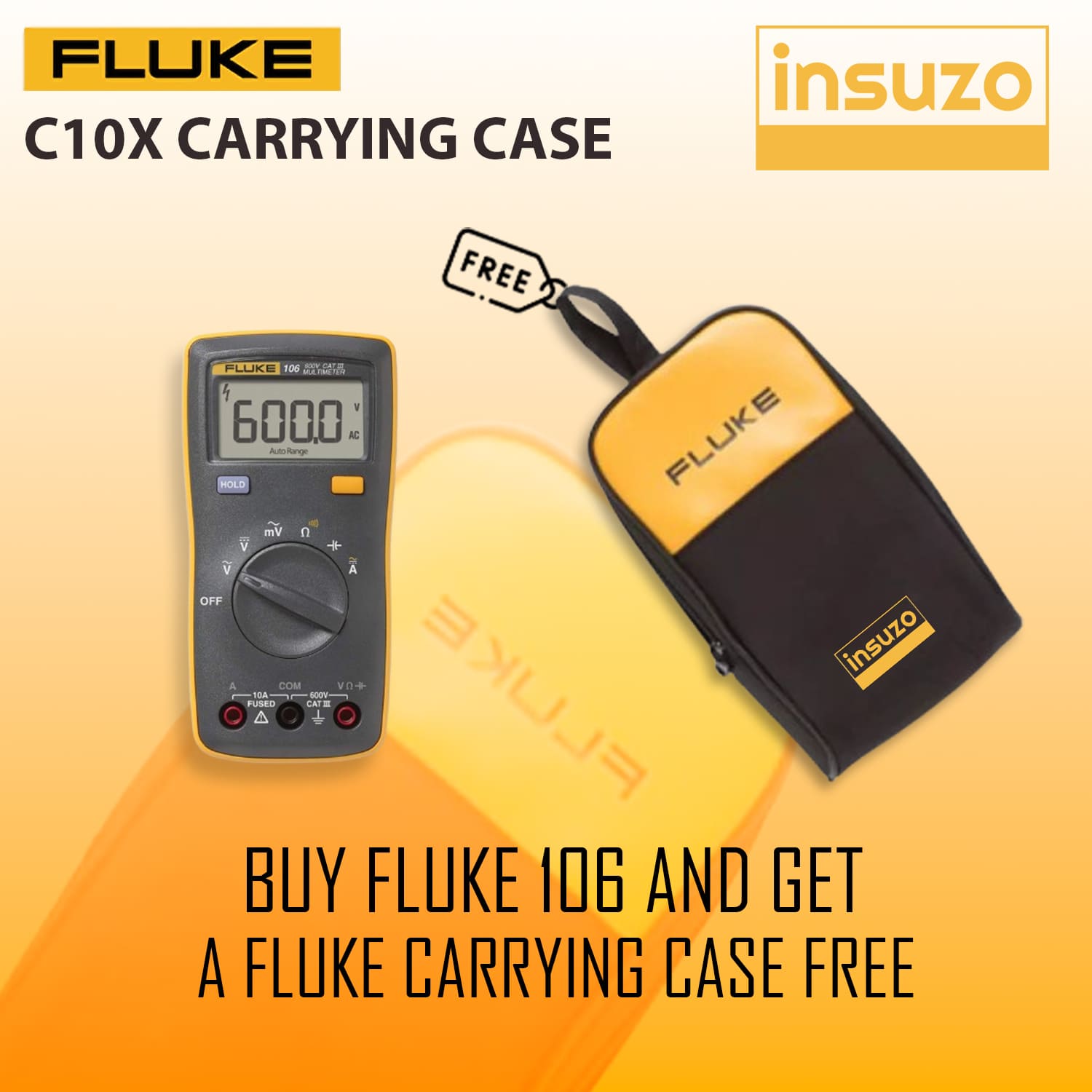 Fluke 106 Palm-sized Digital Multimeter