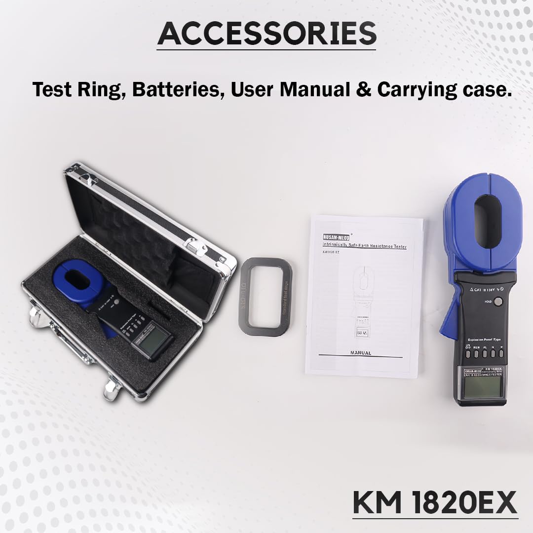 Kusam Meco KM 1820EX Flameproof Type Earth Resistance Tester