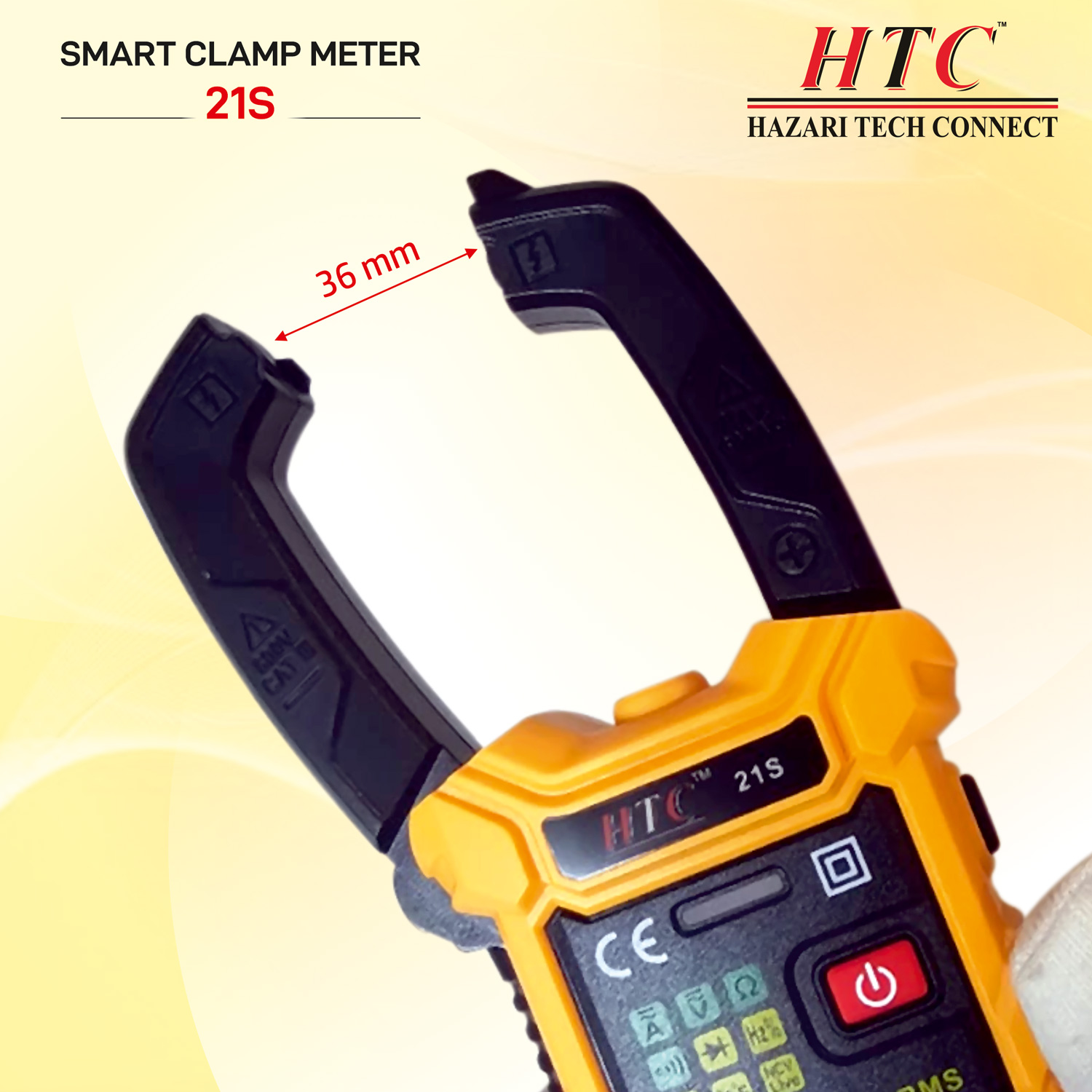 HTC-21S- Smart Clamp Meter 600A AC|DC