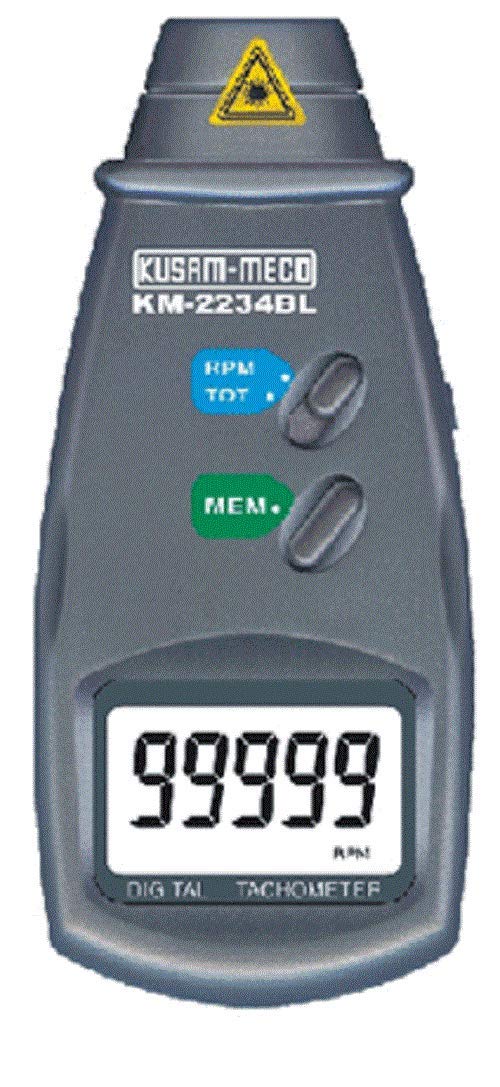 Kusam Meco KM2234BL Non Contact Type Laser Tachometer