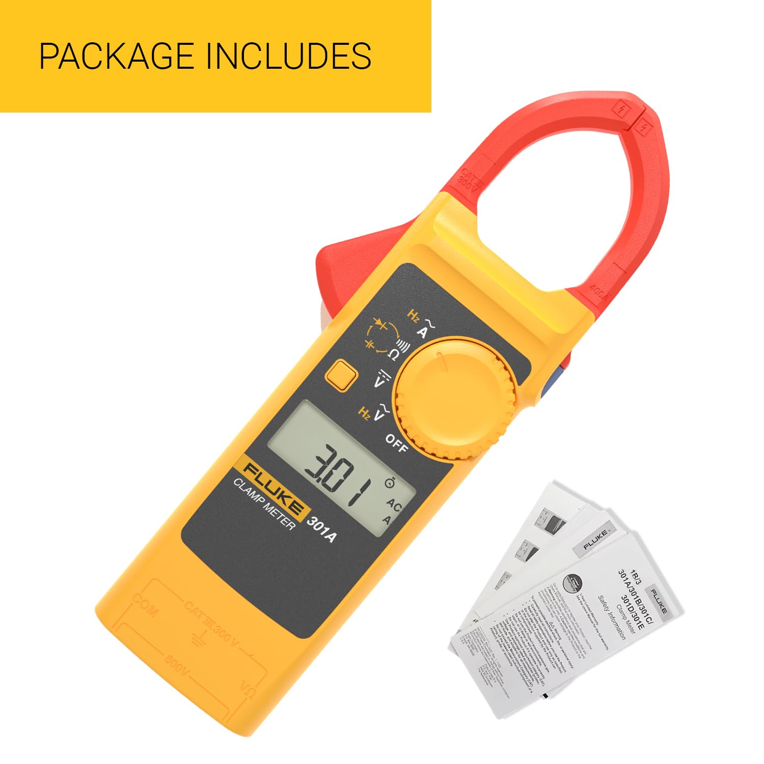 FLUKE 301A SLIM & COMPACT DIGITAL CLAMP METER