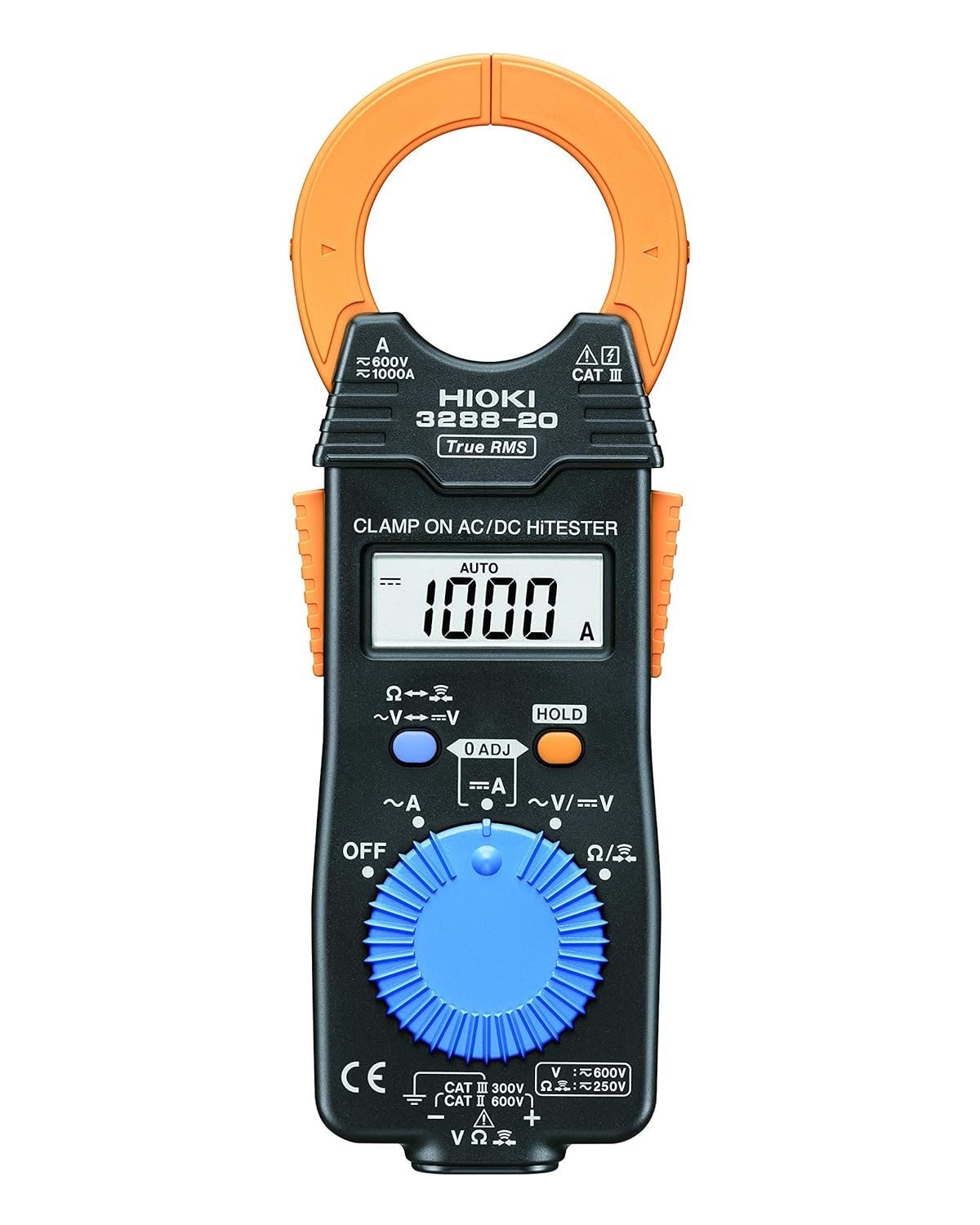 Hioki 3288-20 Digital Clamp Meter 1000 A AC|DC TRMS