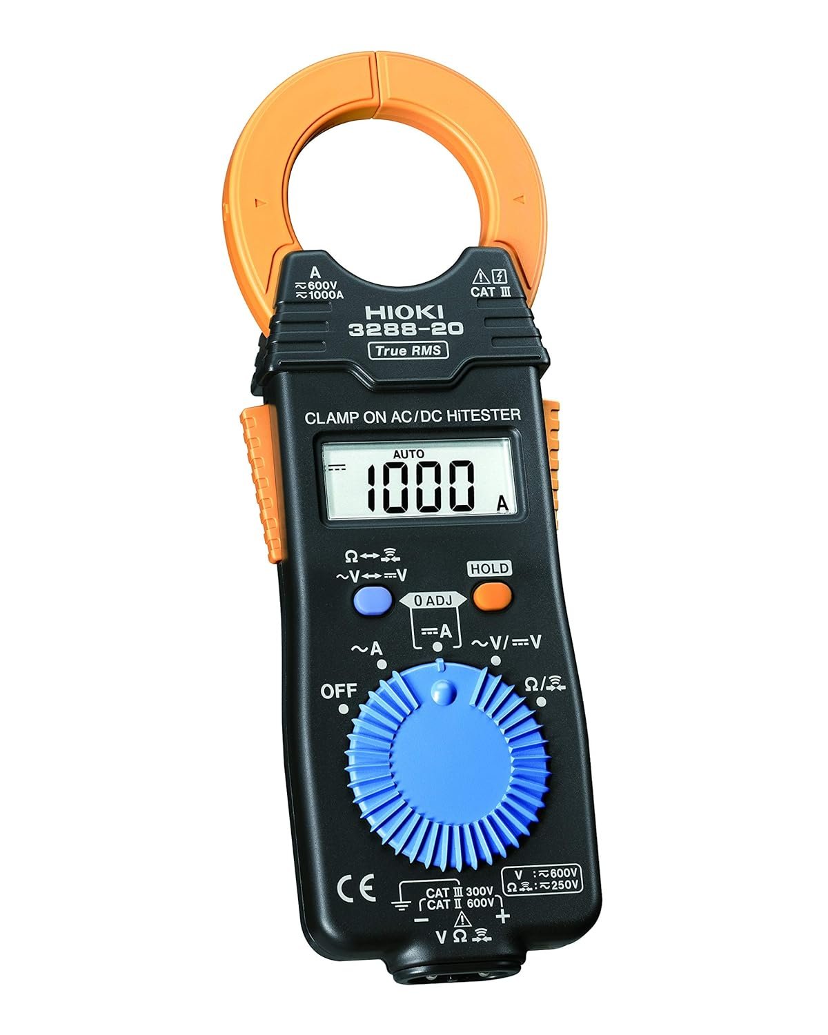 Hioki 3288-20 Digital Clamp Meter 1000 A AC|DC TRMS