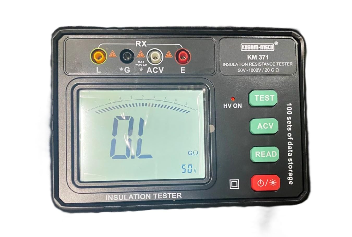 KUSAM-MECO KM-371 DIGITAL INSULATION RESISTANCE TESTER
