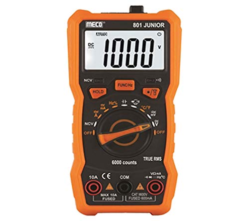 MECO 801 JUNIOR 3-5/6 DIGITS 6000 COUNTS AUTO RANGING DIGITAL MULTIMETER