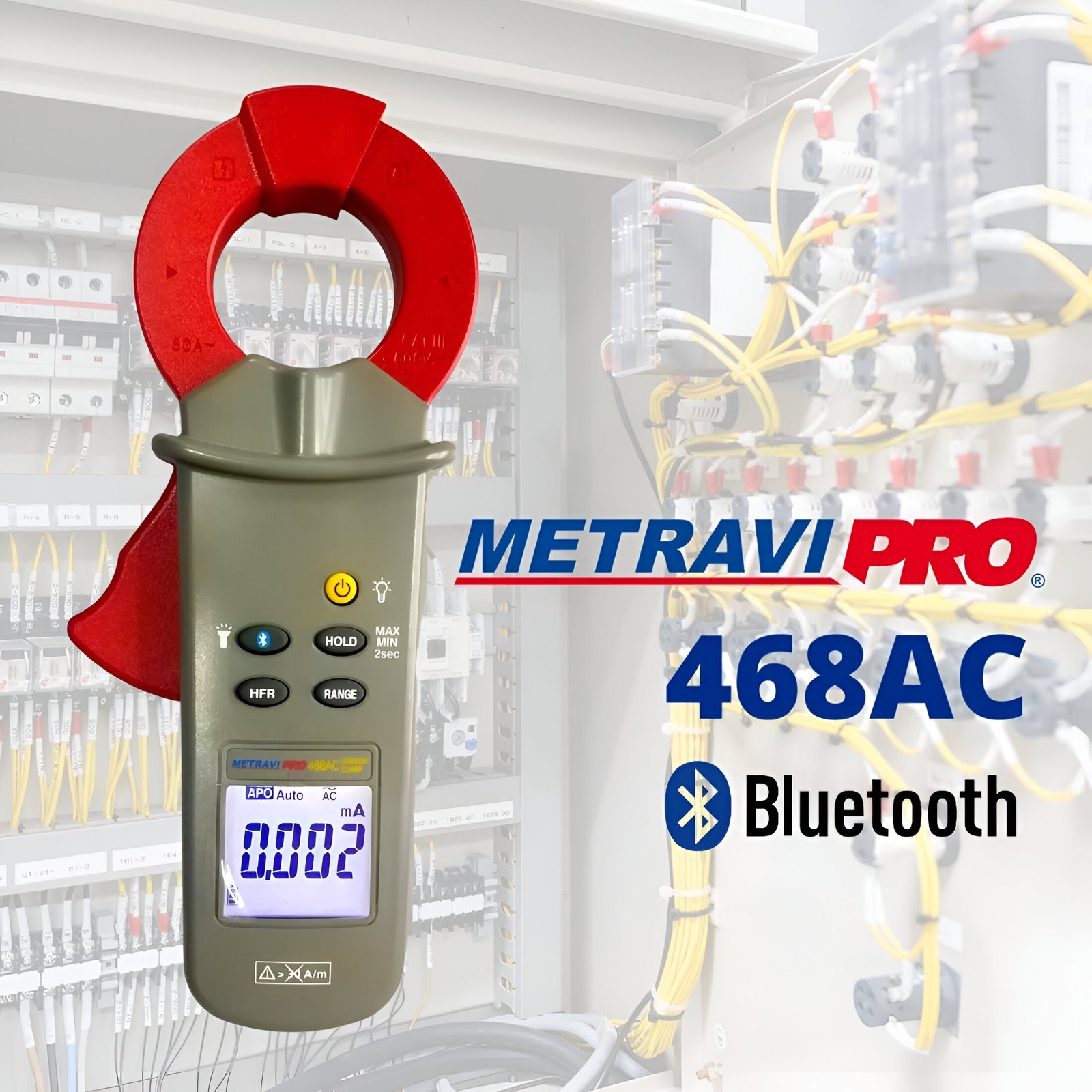 Metravi PRO 468AC TRMS AC Leakage Current Clamp Meter