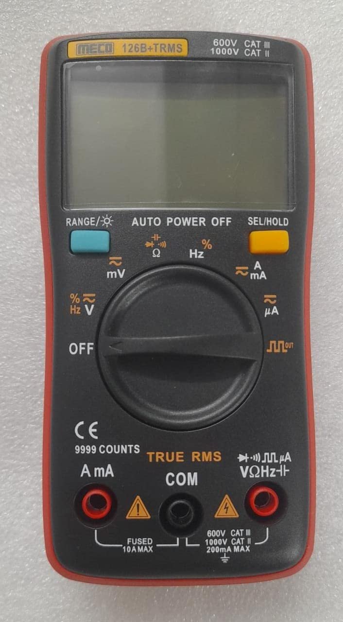 Meco126B+TRMS 4 digit Digital Multimeter