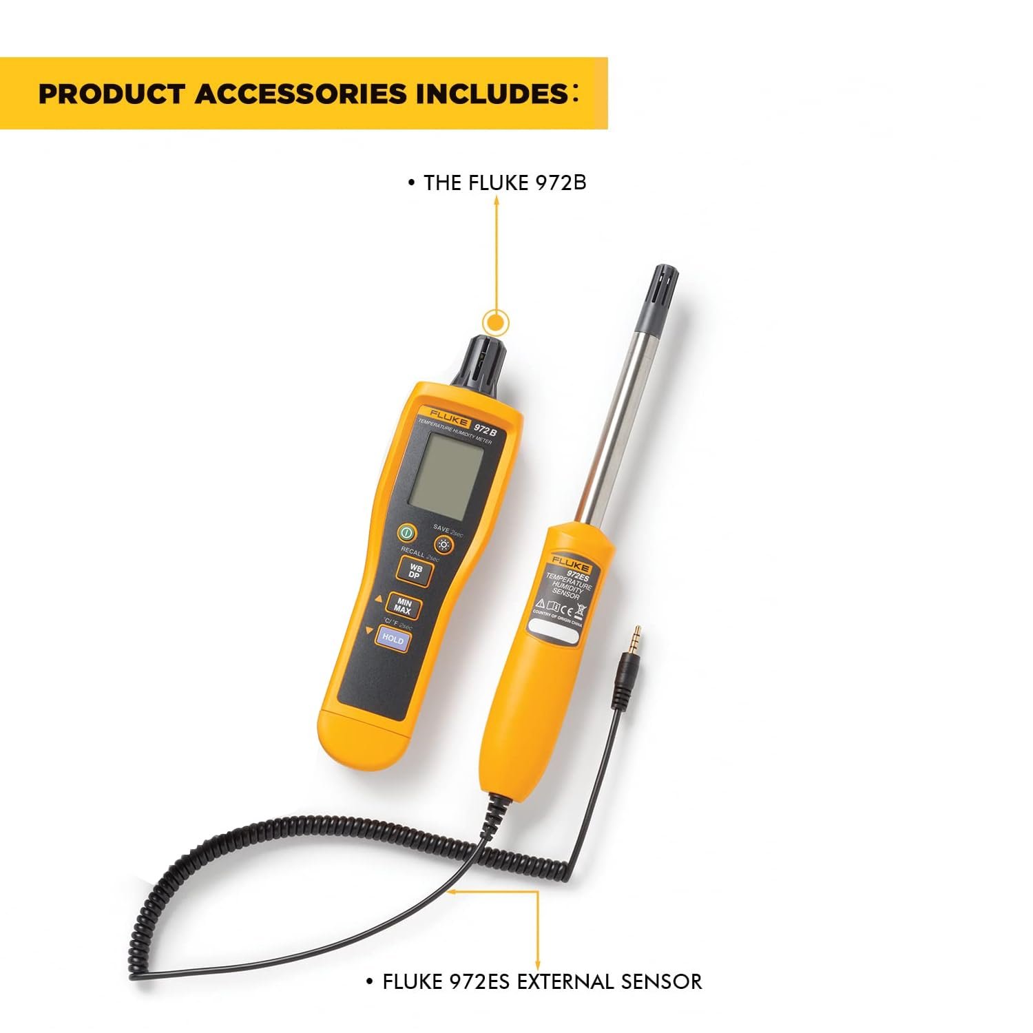 Fluke 972B Temperature Humidity Meter