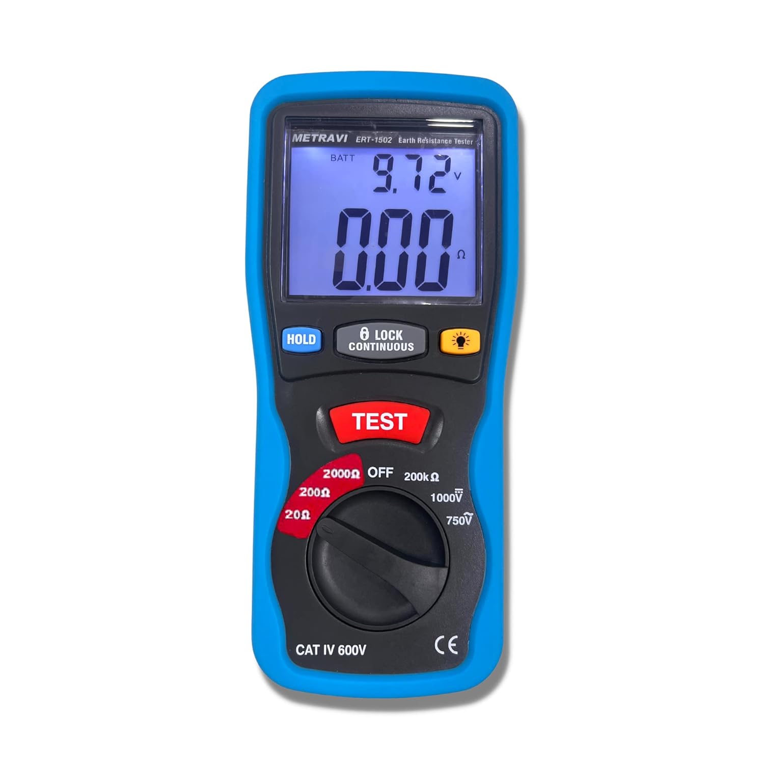 Metravi ERT-1502 Digital Earth Resistance Tester with Kit