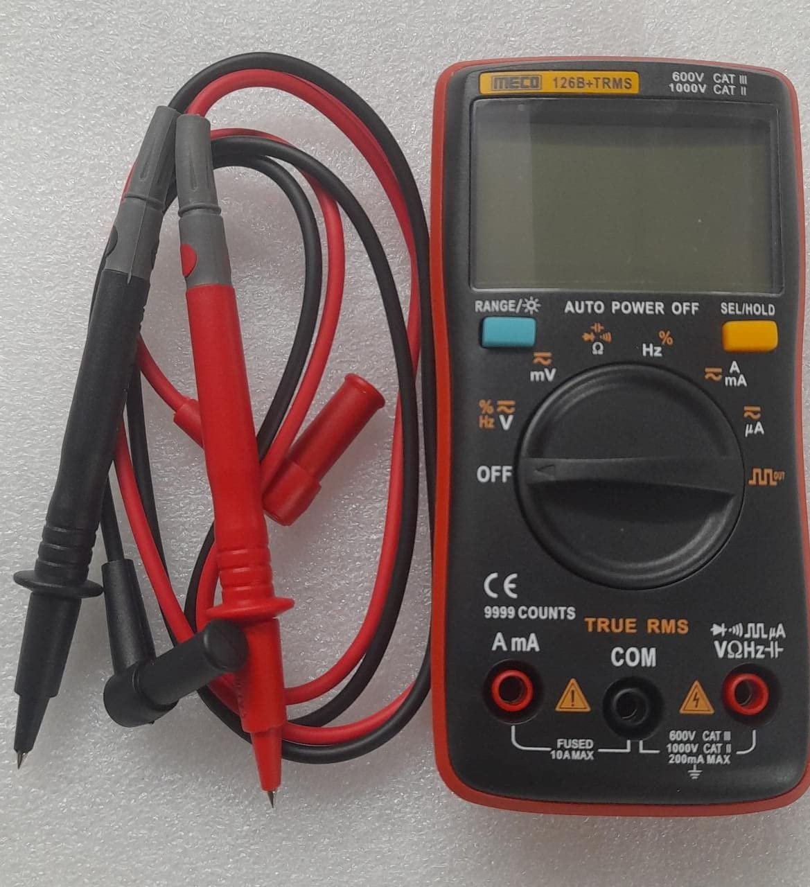 Meco126B+TRMS 4 digit Digital Multimeter