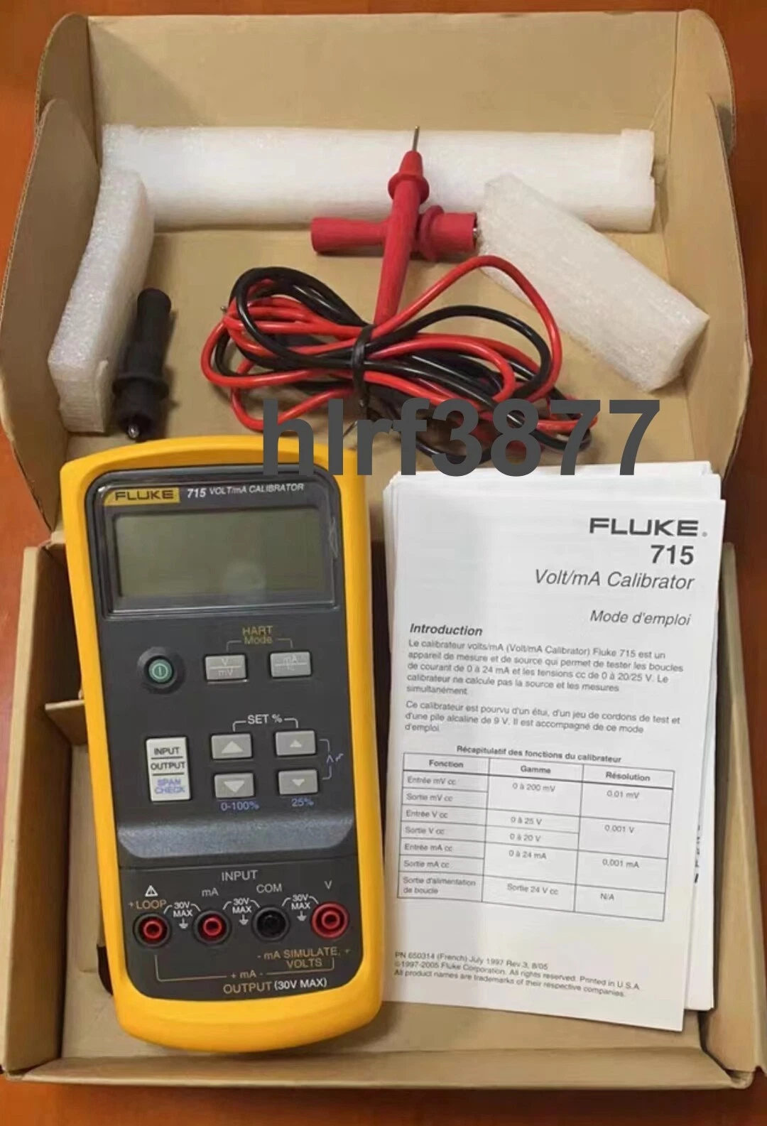 Fluke 715 mA Loop Calibrators