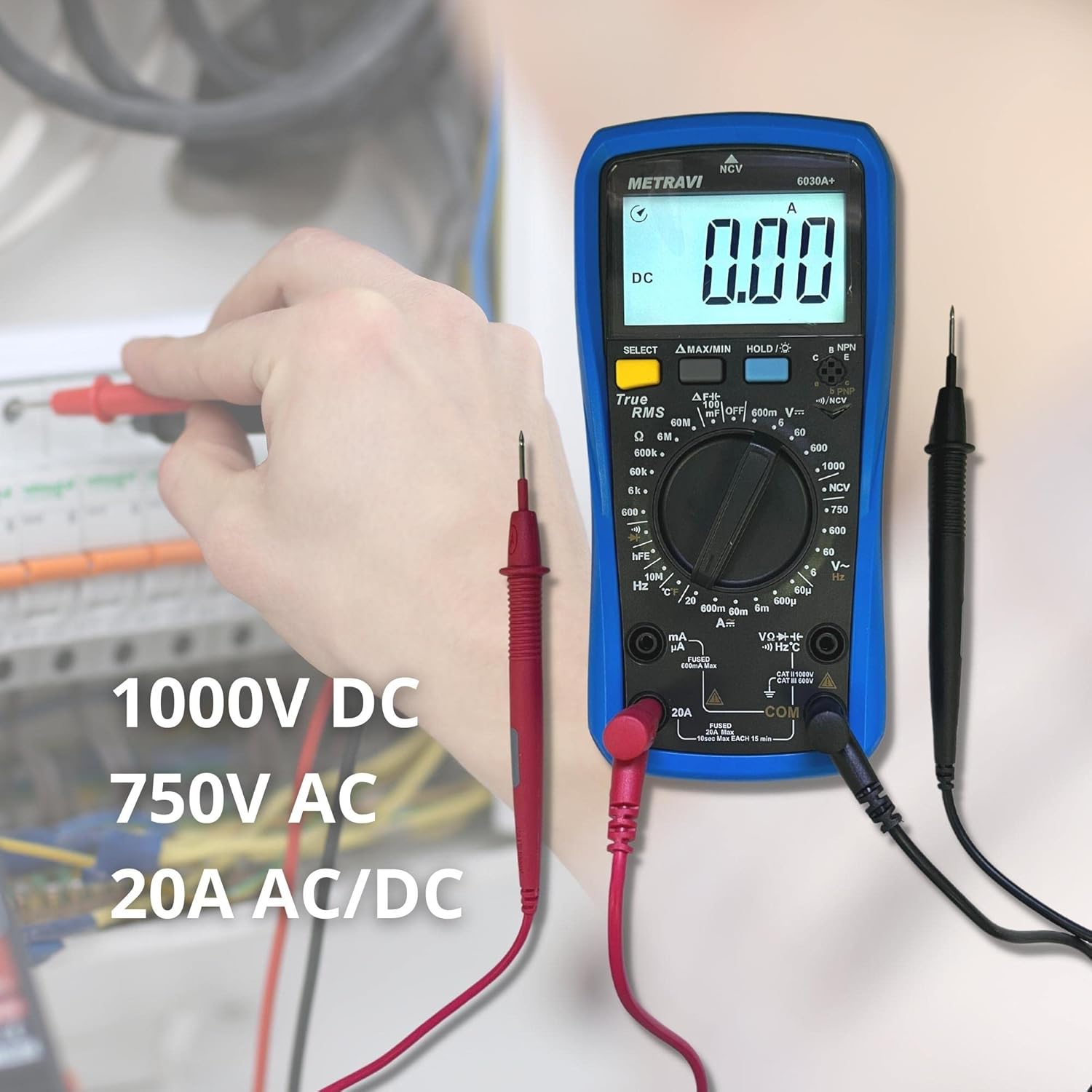 Metravi 6030A+ Digital TRMS Multimeter