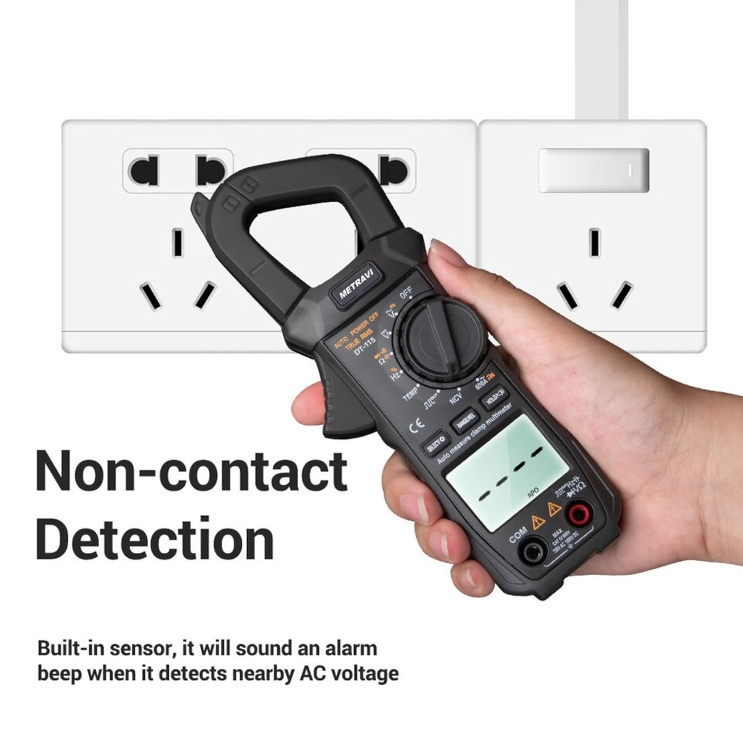 Metravi DT-115 Digital TRMS AC Clamp Meter