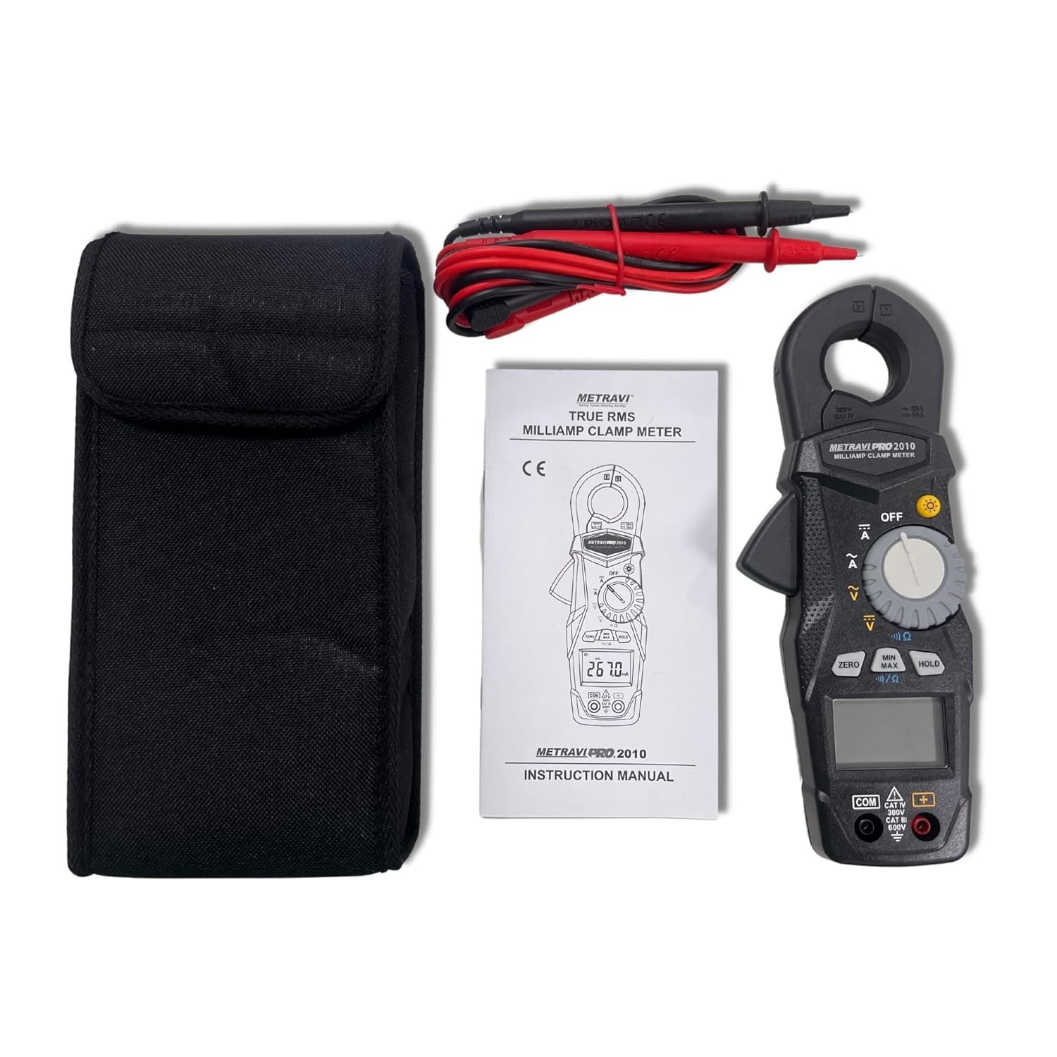 Metravi PRO 2010 TRMS AC|DC Leakage Current Clamp Meter