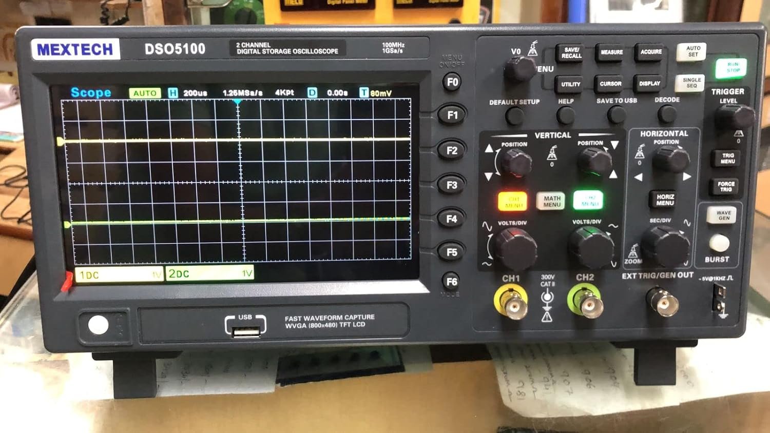 MEXTECH DSO-5100 DIGITAL STORAGE OSCILLOSCOPE