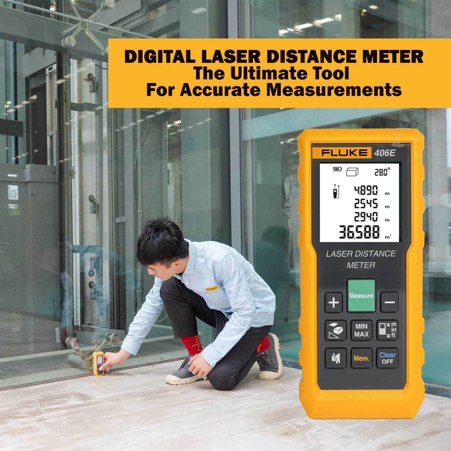 Fluke 406E Laser Distance Meter