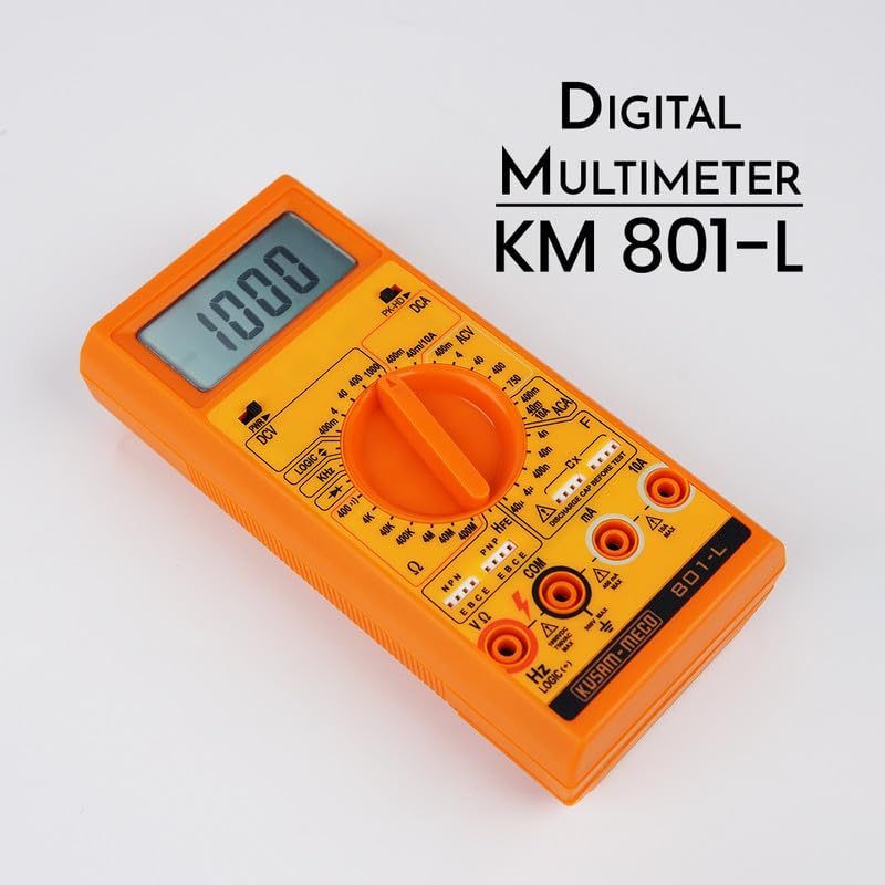 Kusam Meco 801-L 3 ¾ DIGIT 4000 Counts Large Display Digital Multimeter
