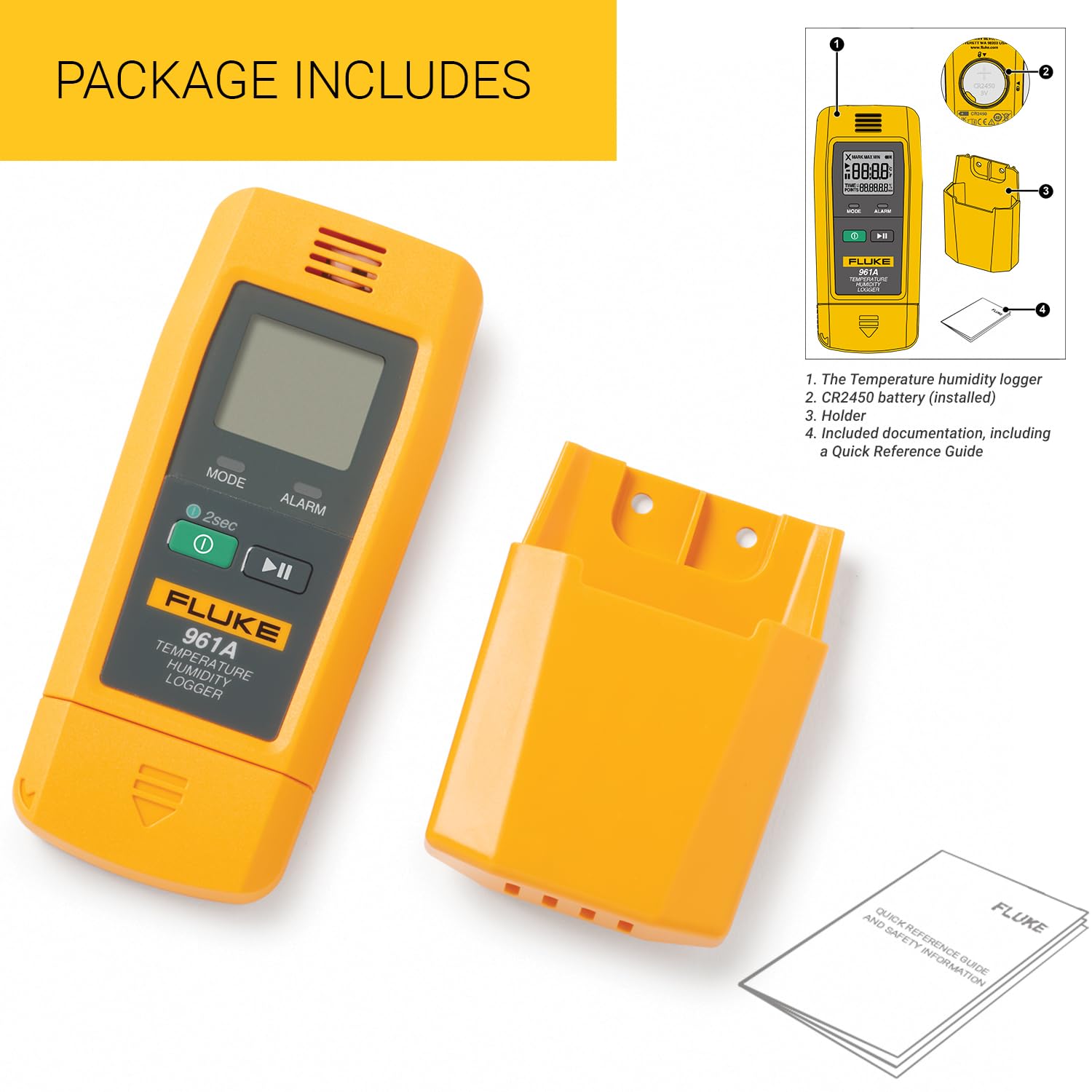 Fluke 961A Temperature Humidity Logger with USB Connection