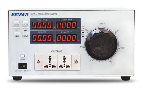 Metravi APS-60031 Adjustable AC POWER SUPPLY