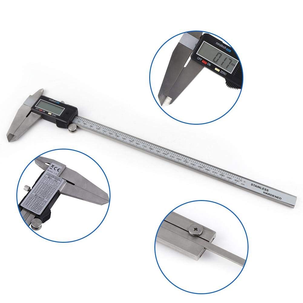 Aerospace 12 Inch | 300mm Digital Vernier Caliper | Micrometer for Precise Measurement in MM and Inch