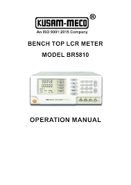 Kusam Meco BR5810 100kHz Bench Top LCR Meter