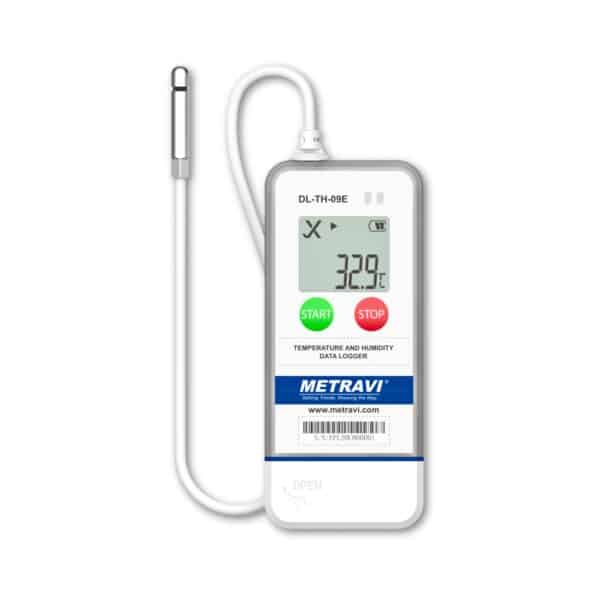 METRAVI DL-TH-09E Temperature and Humidity Data Logger with External Sensor