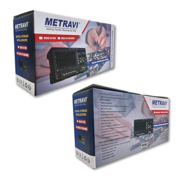 METRAVI DSO-6100AWG Digital Storage Oscilloscope with Arbitrary Waveform Generator