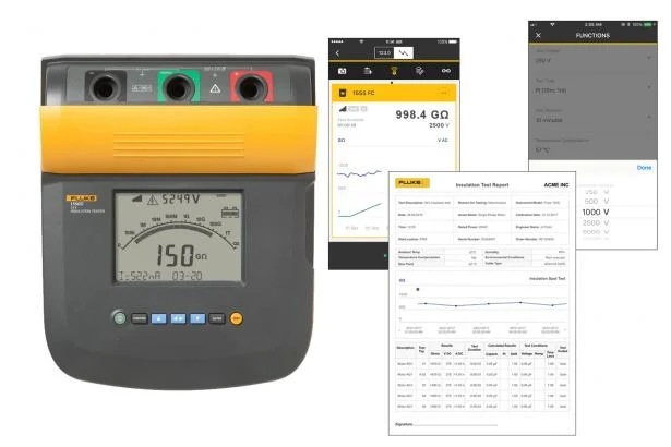 Fluke 1550C FC 5 kV Insulation Tester Kit