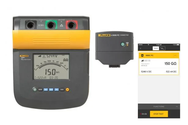 Fluke 1550C FC 5 kV Insulation Tester Kit