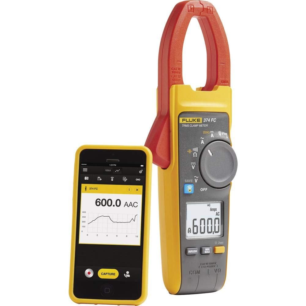 Fluke 374 FC True-RMS AC|DC Clamp Meter Image