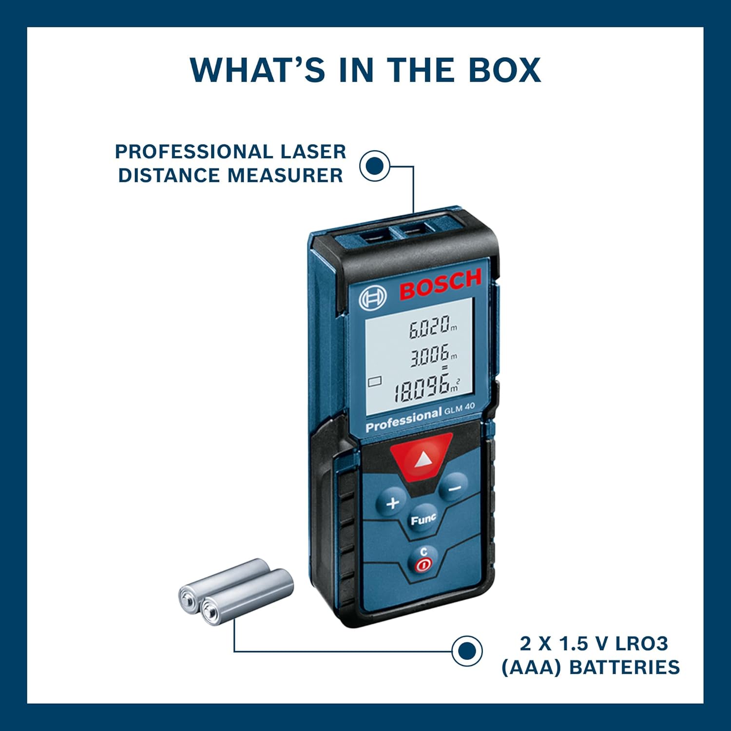 BOSCH GLM 40 Professional Laser Distance Measurer
