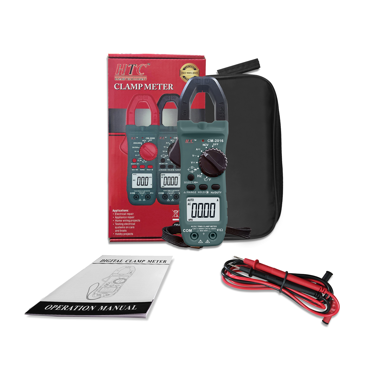 HTC-CM-2016-AC| DC 800A DIGITAL CLAMP METER