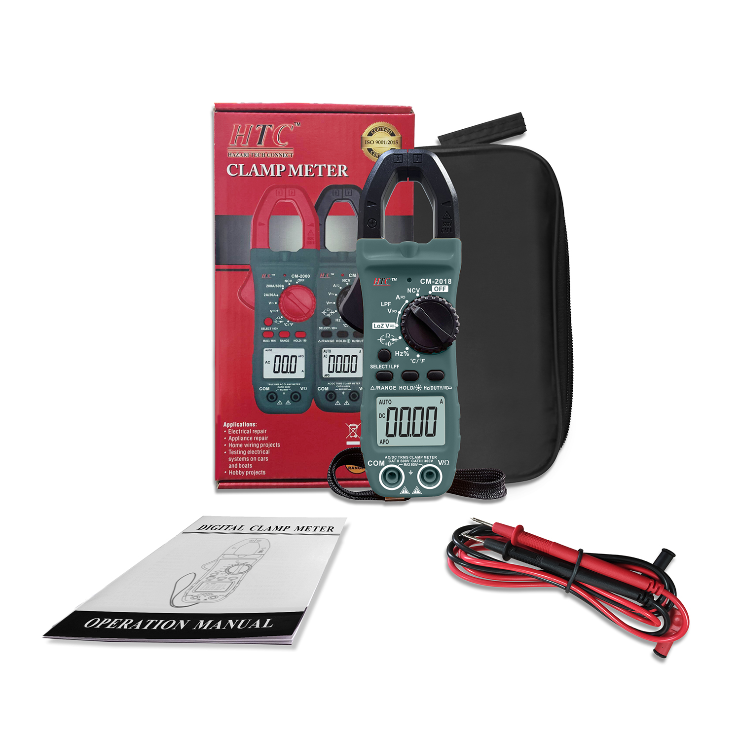 HTC-CM-2018-AC|DC 800A DIGITAL CLAMP METER