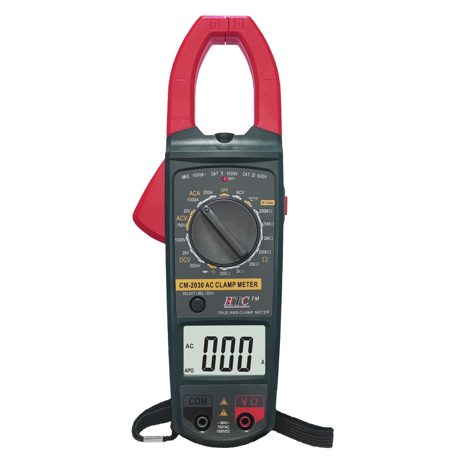 HTC-CM-2030-DIGITAL 1000A AC CLAMP METER