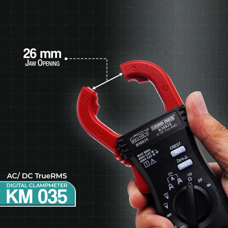 Kusam Meco KM 035 AC/DC True RMS digital clamp meter
