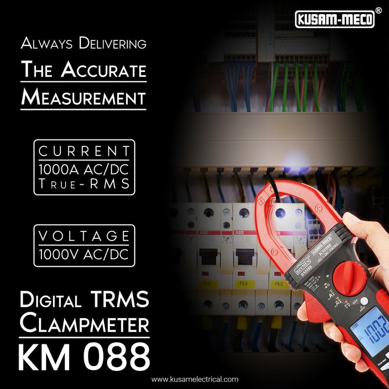 Kusam Meco KM 088 Trms Power Clamp-On Meter
