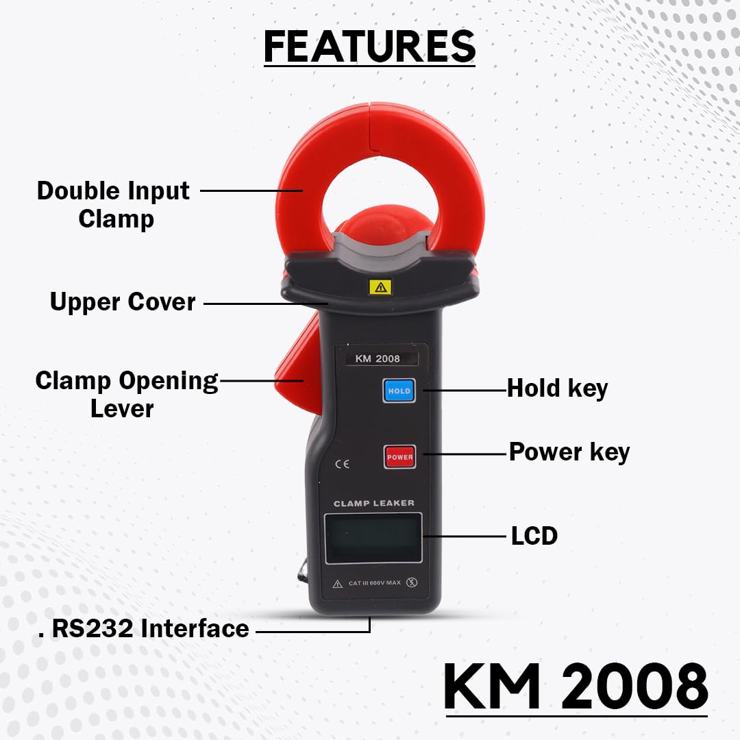 Kusam Meco KM 2008 Leakage Current Clamp meter