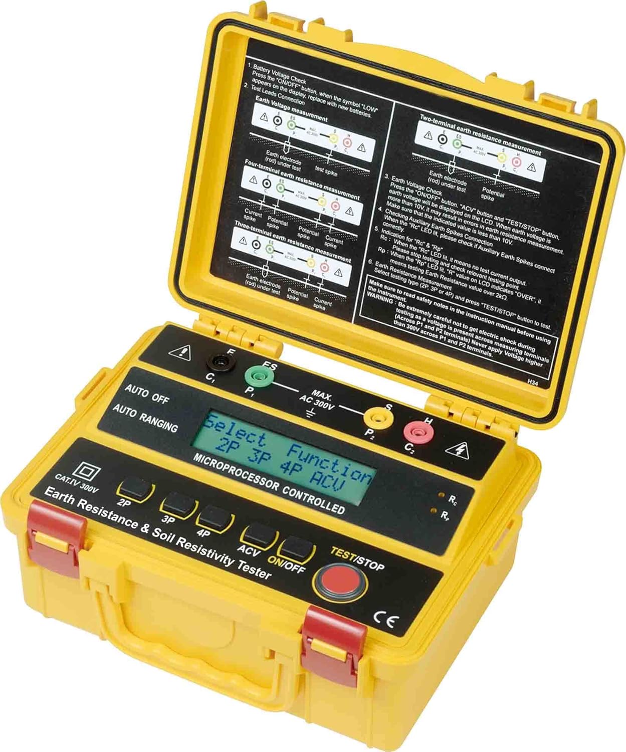 Kusam Meco KM 4235ER 4 Wire Digital Earth Resistance & Soil Resistivity Tester