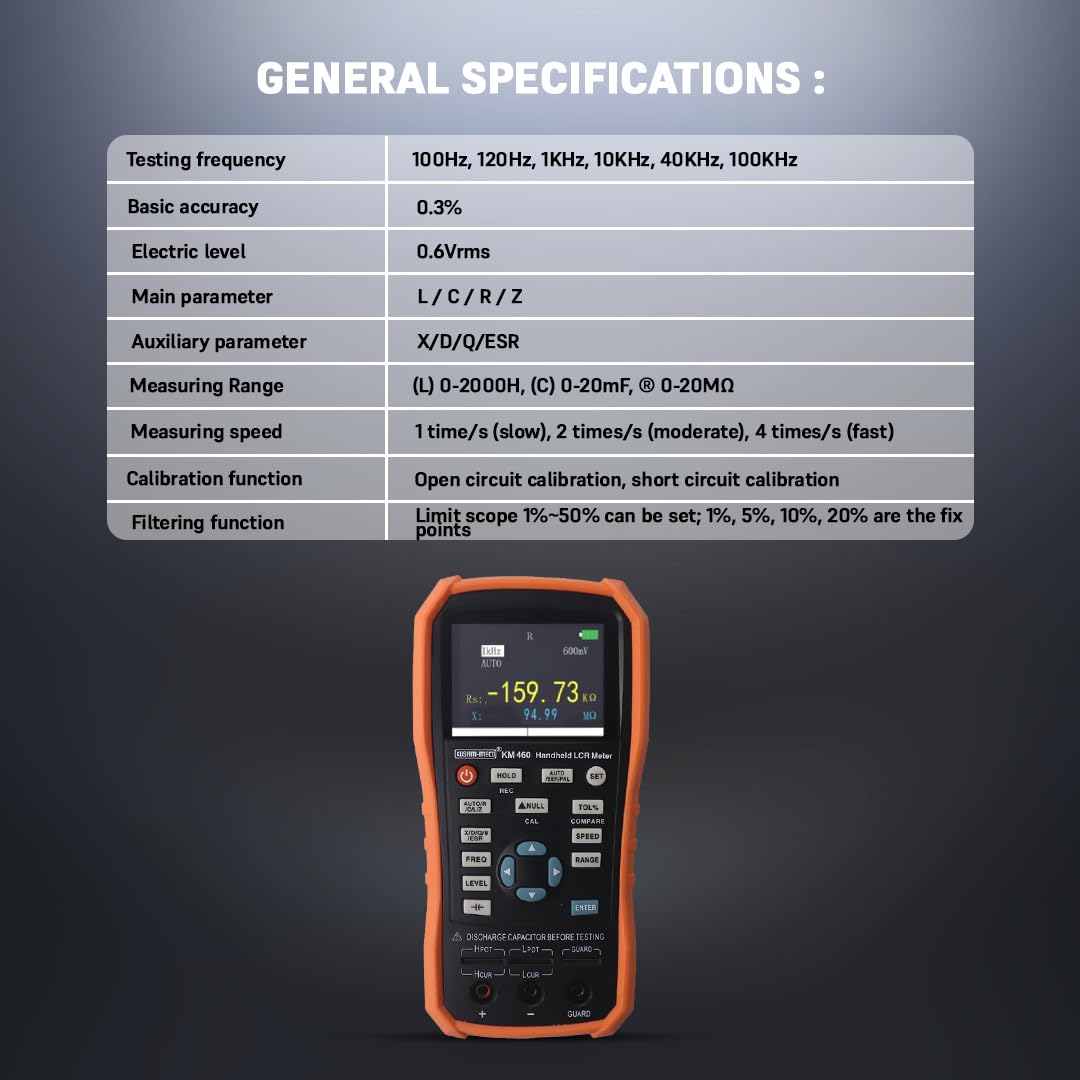 Kusam Meco KM 460 Handheld Digital LCR Meter