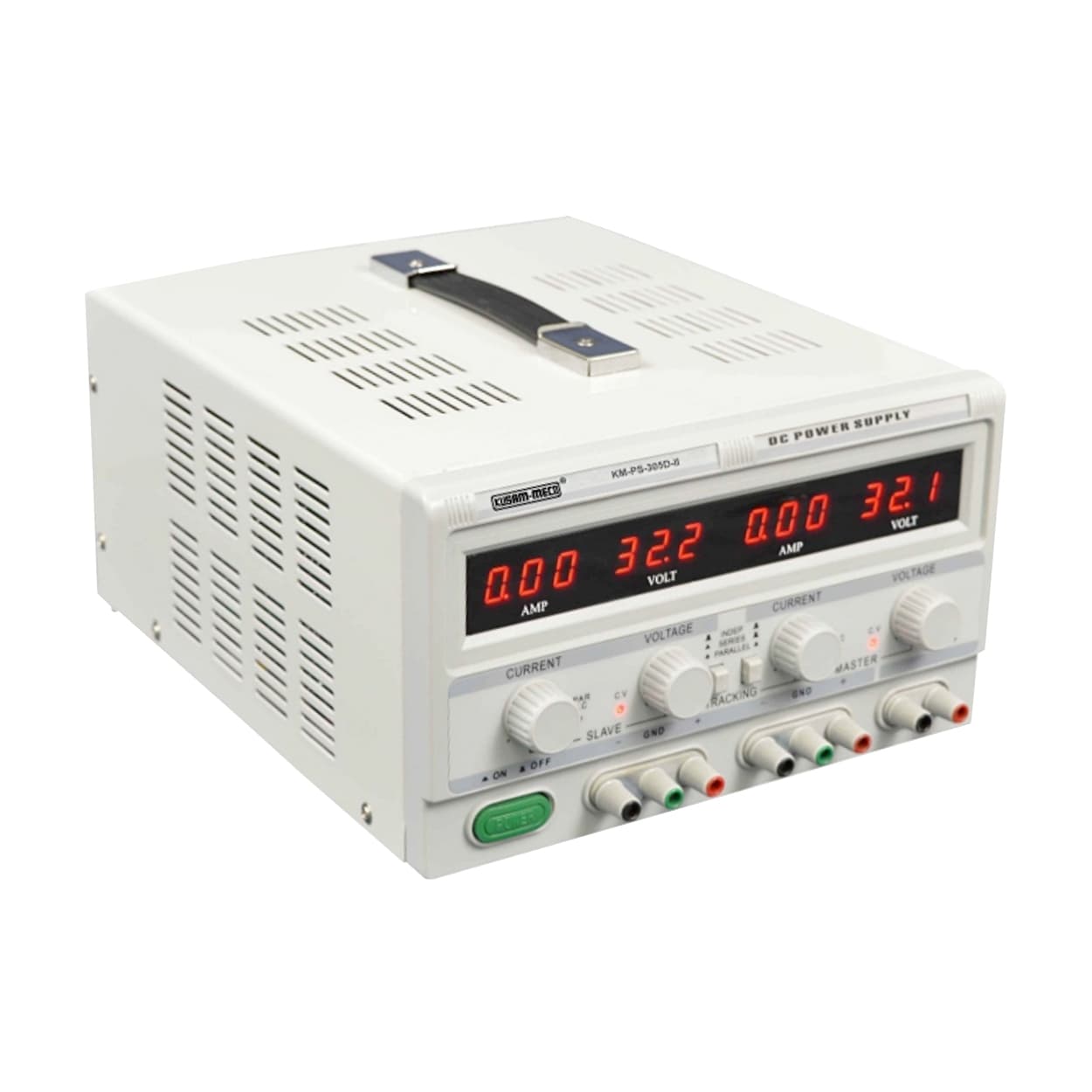 Kusam Meco KM PS 302D-II DC Power Supply 0~2A Dual Output