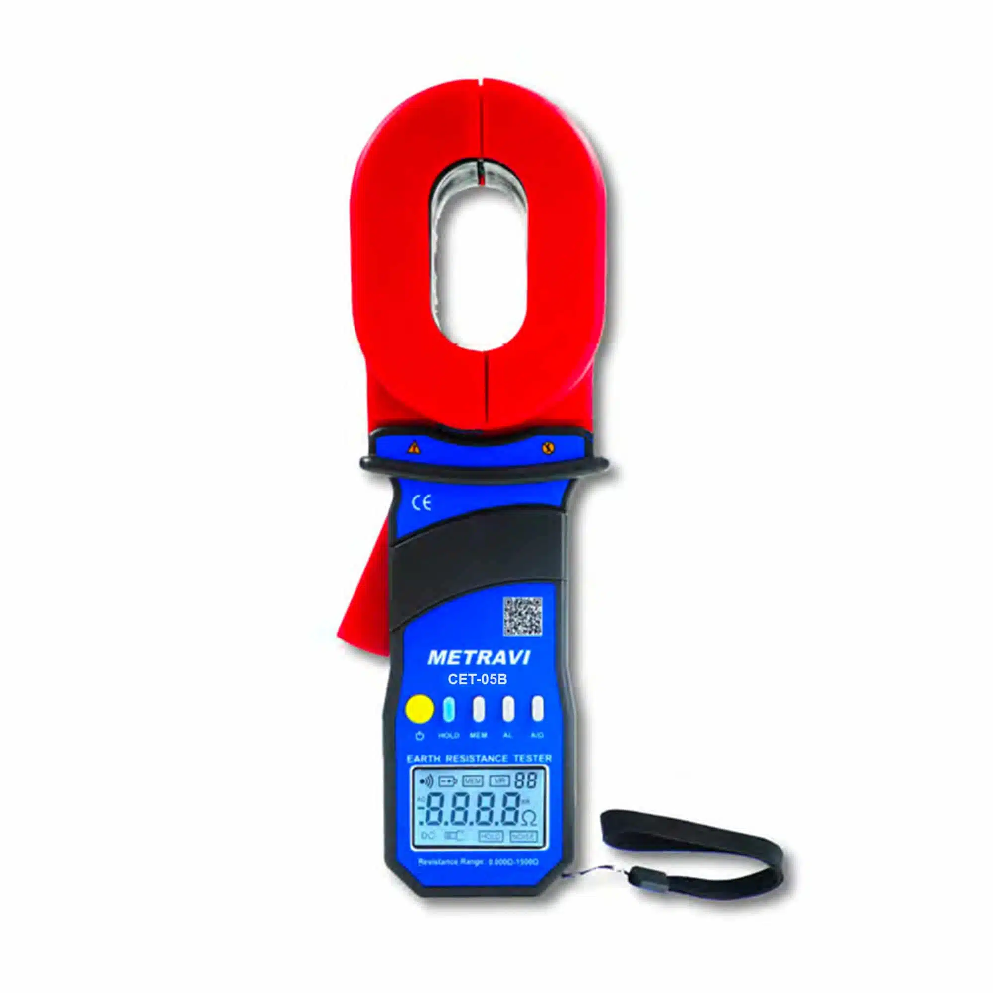 Metravi CET-05B Clamp-on Earth and Ground Resistance Tester with Bluetooth