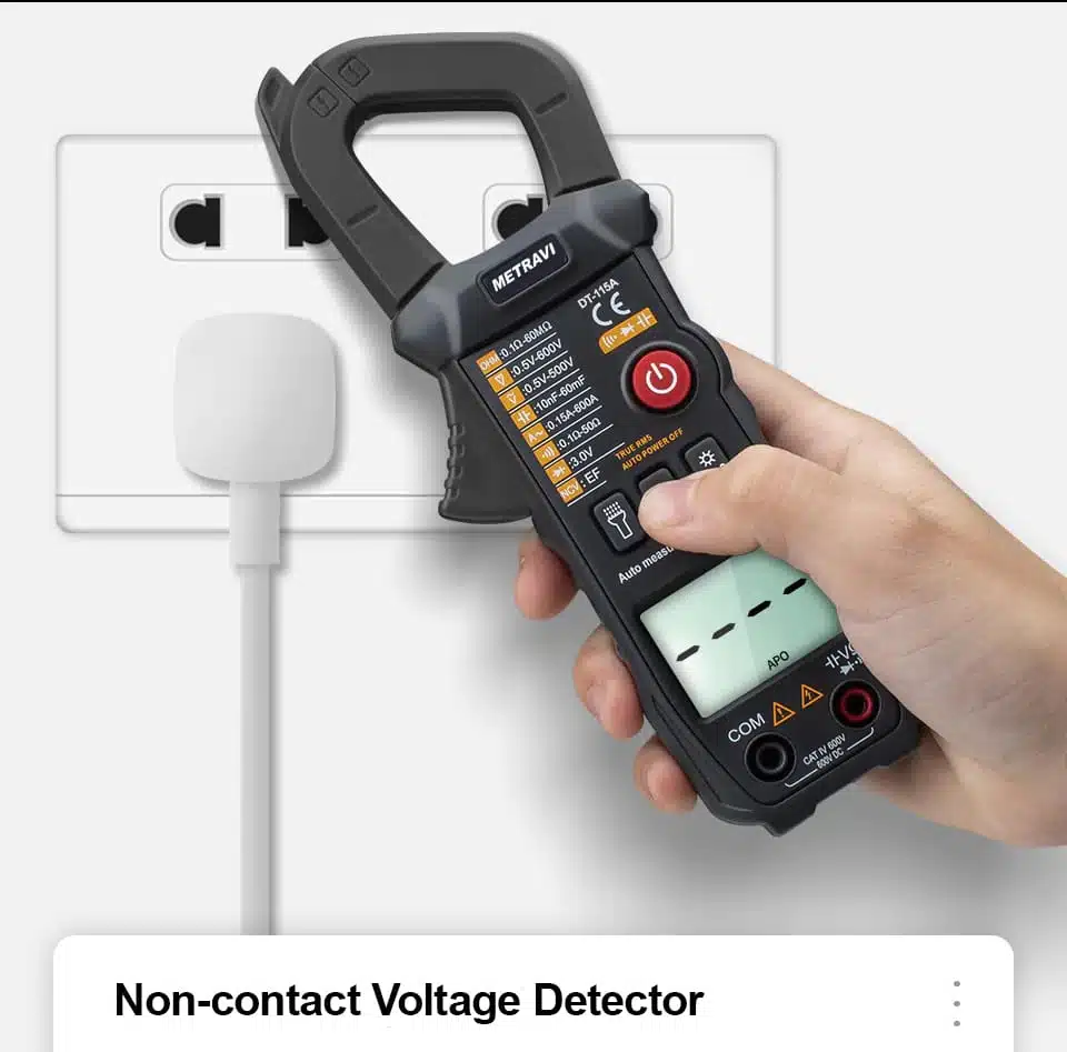 Metravi DT-115A Digital TRMS AC Clamp Meter