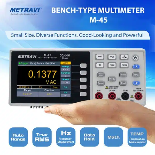 Metravi M-45 Bench-type Digital Multimeter