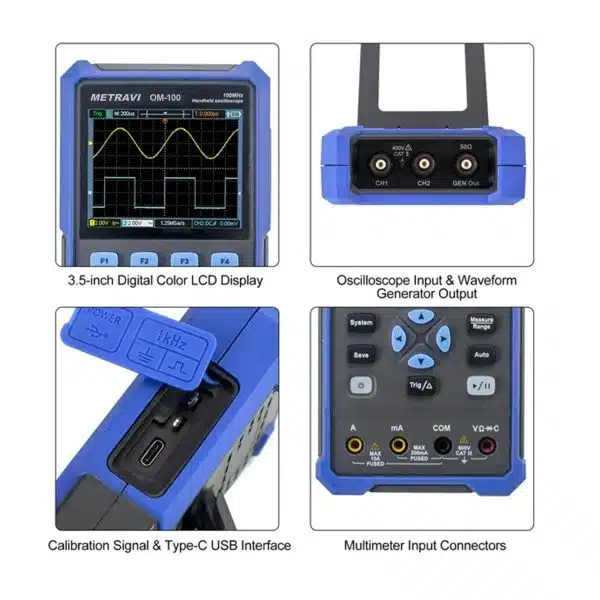 Metravi OM-100 Handheld Oscilloscope