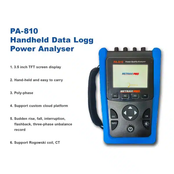 Metravi PRO PA-810 Portable Power Quality Analyser