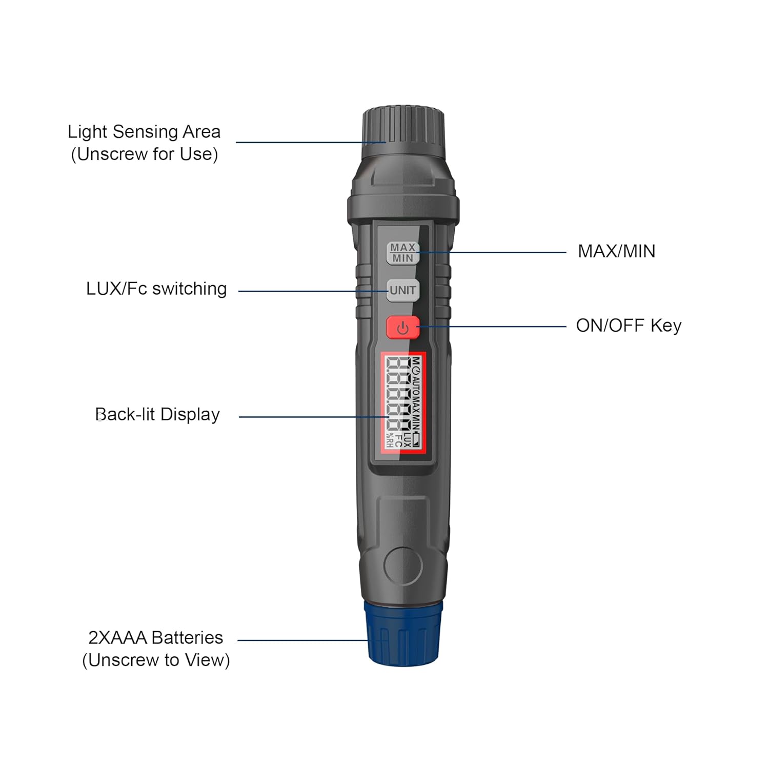 Metravi PLX-1400 Pocket Lux Meter
