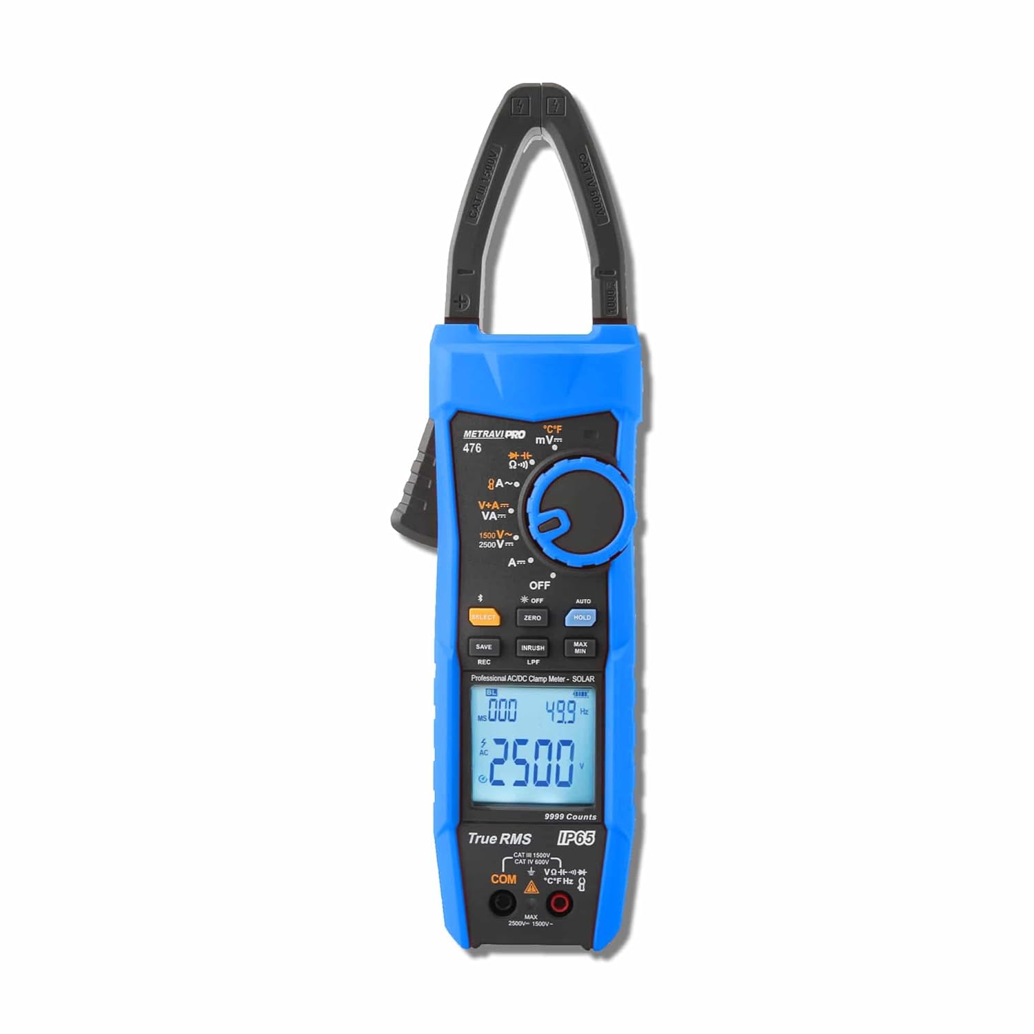 Metravi PRO 476 T-RMS AC/DC Clamp Meter