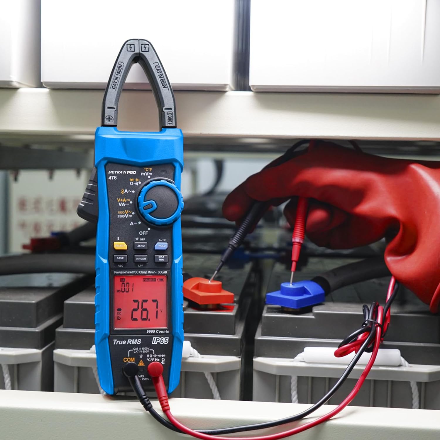 Metravi PRO 476 T-RMS AC/DC Clamp Meter