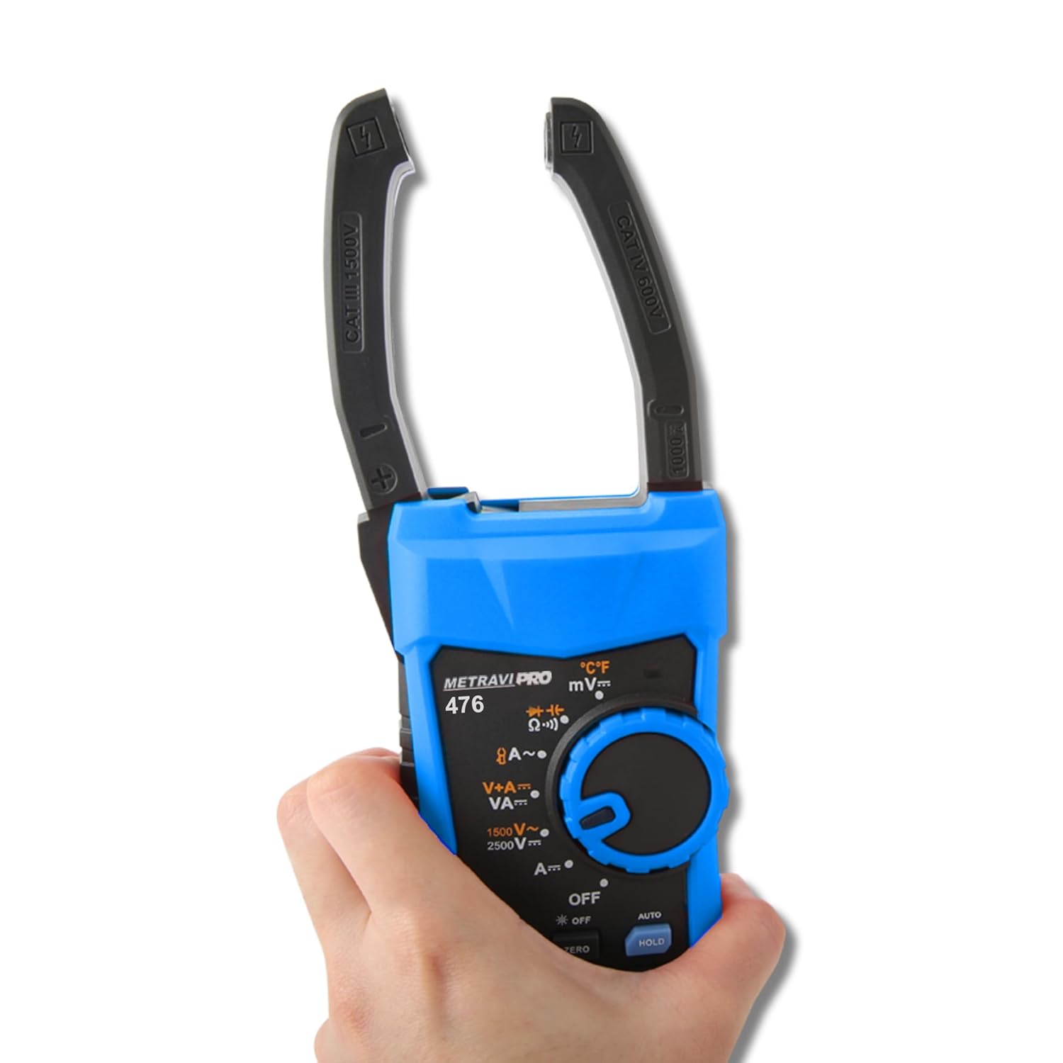 Metravi PRO 476 T-RMS AC/DC Clamp Meter