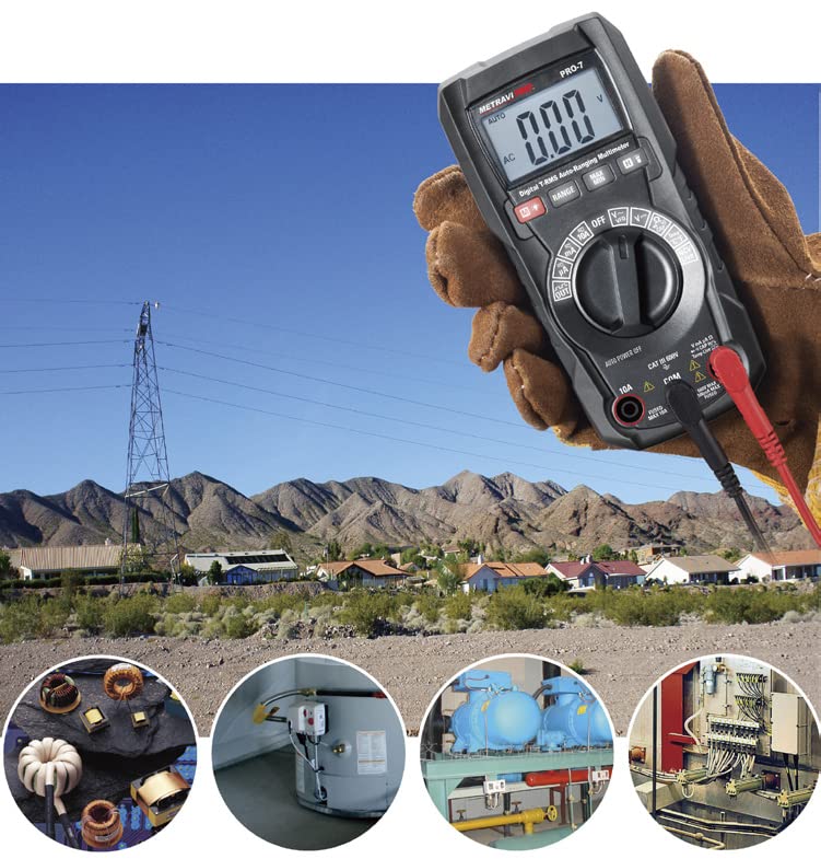 Metravi PRO 7 Auto-ranging Digital TRMS Multimeter